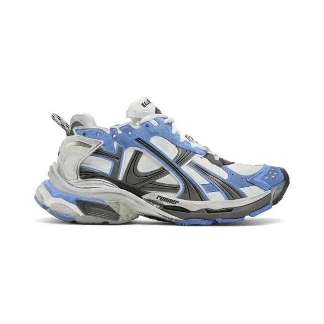 Balenciaga Speed Trainer Blue White Grey