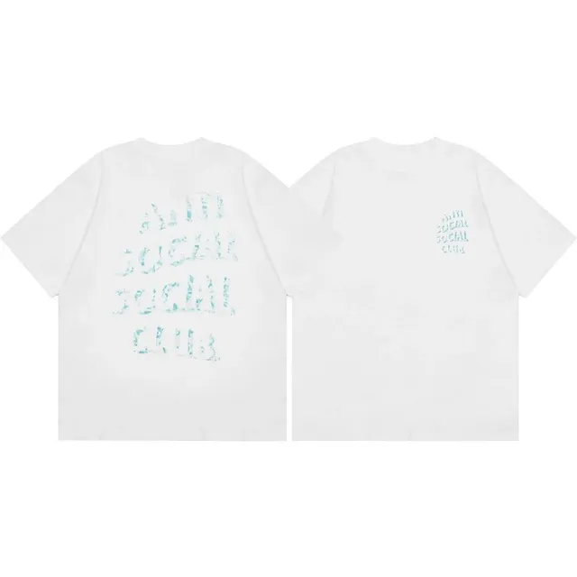 Anti Social Social Club T-Shirt Distressed Logo Print