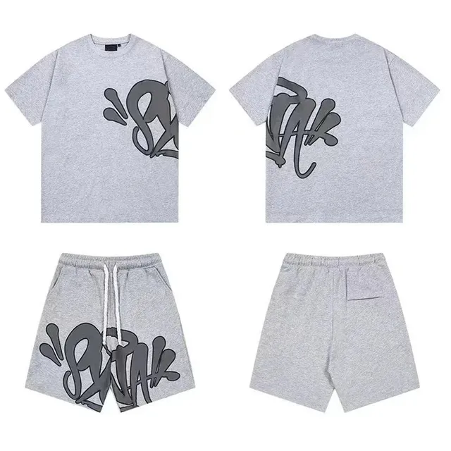 Corteiz Graffiti Tee & Shorts Set CRTZ Logo Print