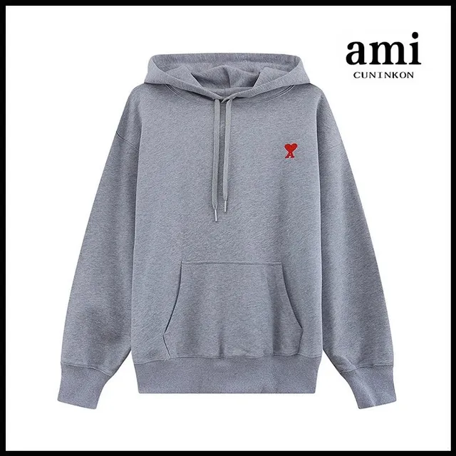 AMI Paris Hoodie Heart Logo