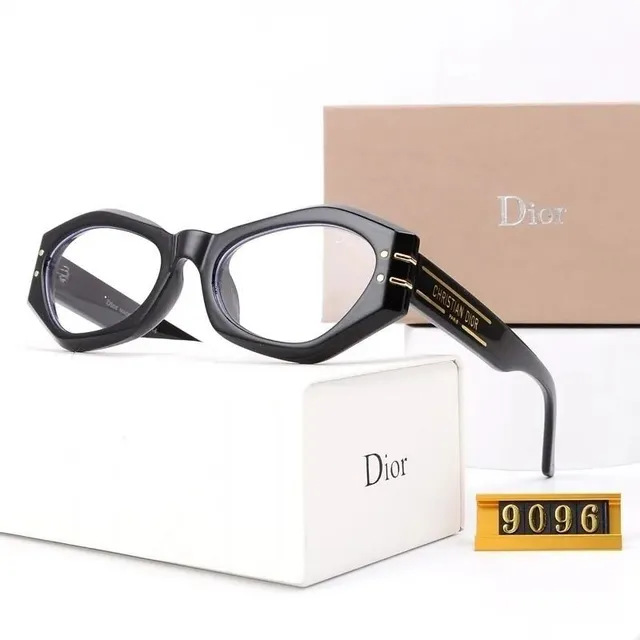 Dior Optical Frame Gold Accent