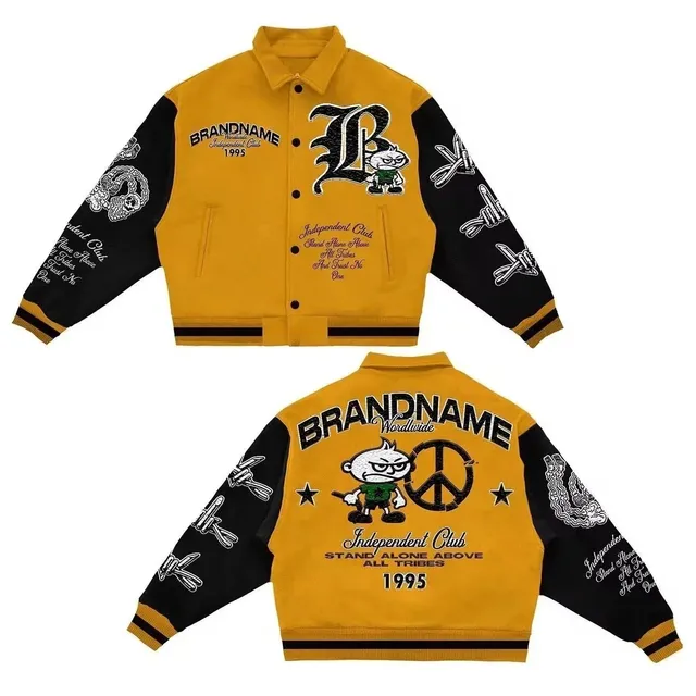 Varsity Jacket with Patches