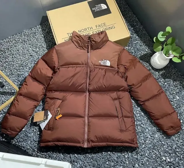 The North Face Nuptse Jacket Chocolate Brown