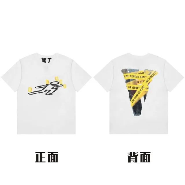 Vetements Graphic T-Shirt Live Vlone Die Vlone Print