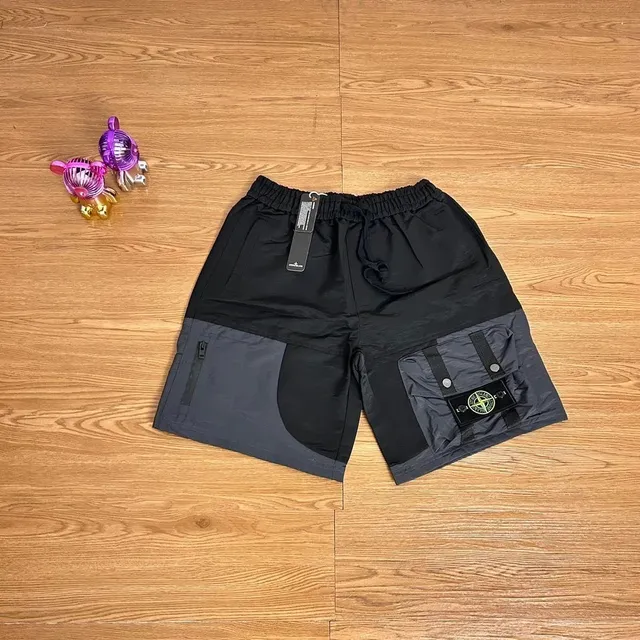 Stone Island Cargo Shorts Two-Tone Panel