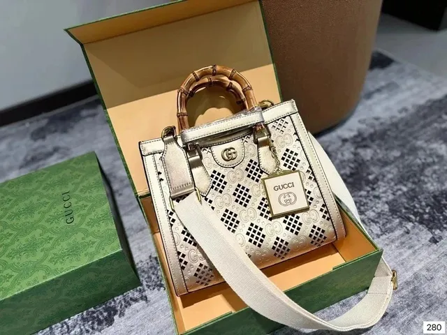 Gucci Dionysus Mini Bamboo Handle Perforated Leather