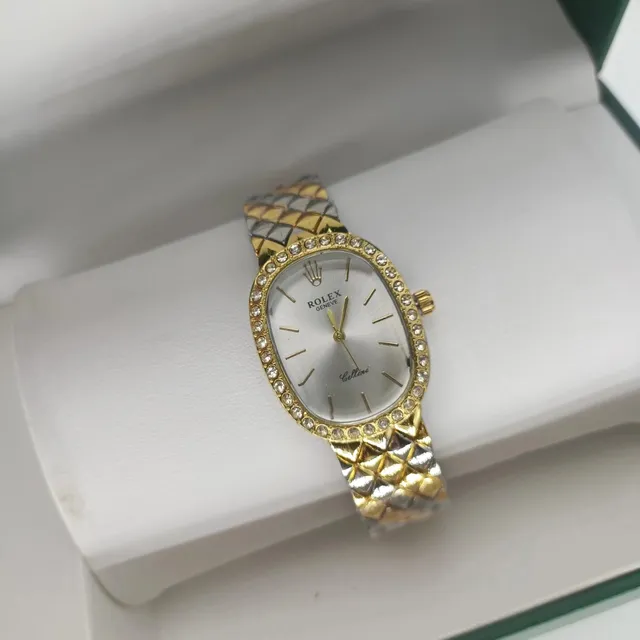 Rolex Cellini Two-Tone Diamond Bezel
