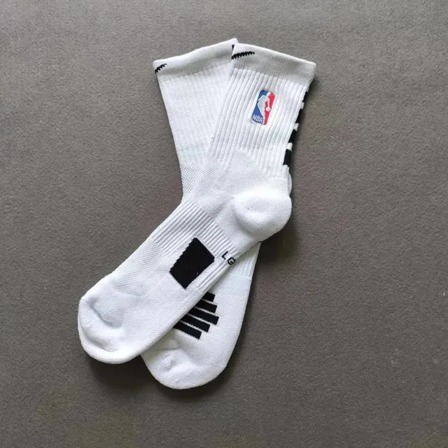Adidas NBA Crew Socks White/Black