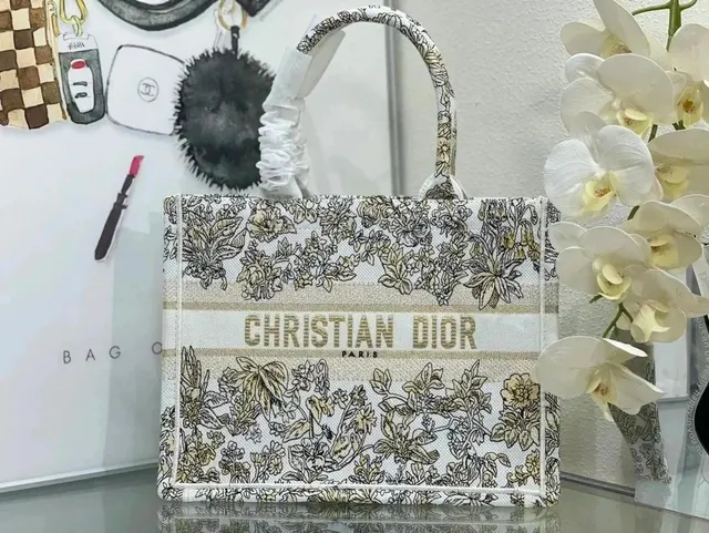 Dior Book Tote Floral Print