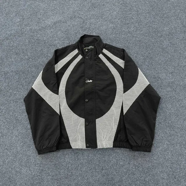 Gallery Dept. Mesh Panel Jacket Black and White Geometric