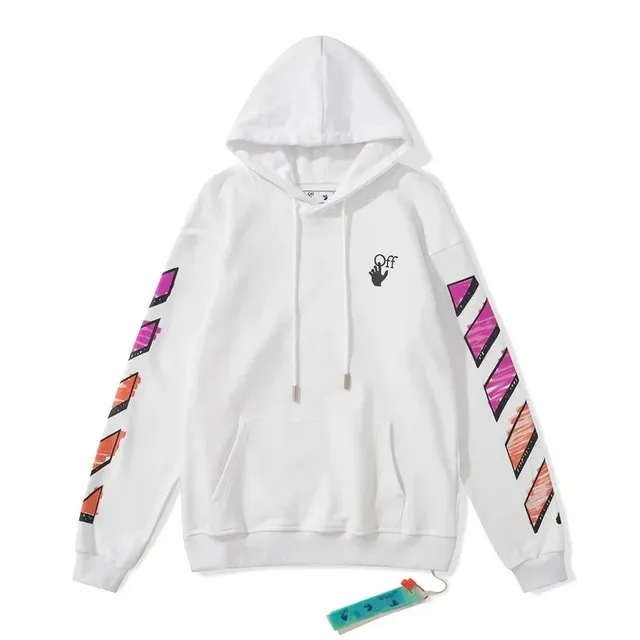 Off-White Hoodie Diagonal Arrow Print