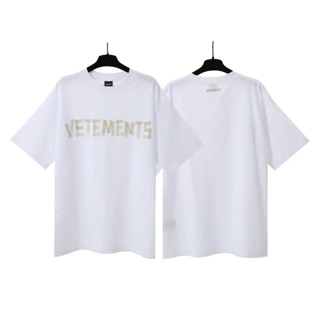 Vetements Logo Tee Taped Logo
