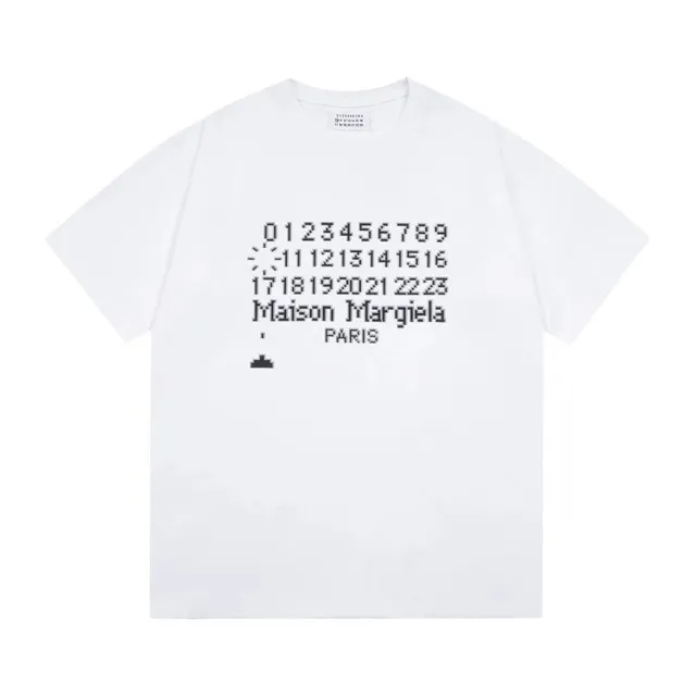 Maison Margiela T-Shirt Pixelated Numbers Logo