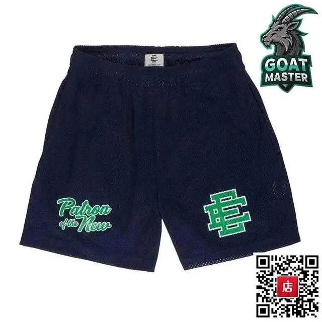 Eric Emanuel Mesh Shorts Patron of the New