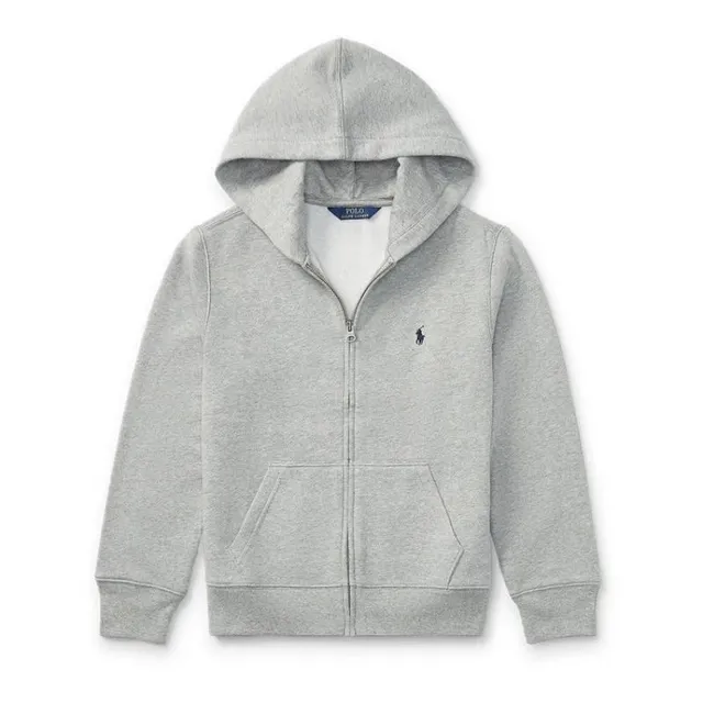 Polo Ralph Lauren Full-Zip Hoodie Heather Grey