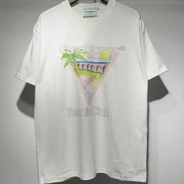 Casablanca Tennis Club Tee Graphic Print