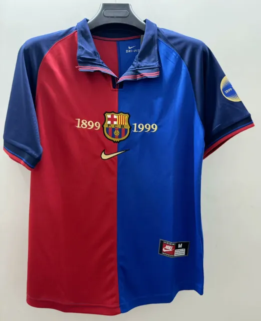 Adidas FC Barcelona Centenary Jersey 1899–1999 Split Design