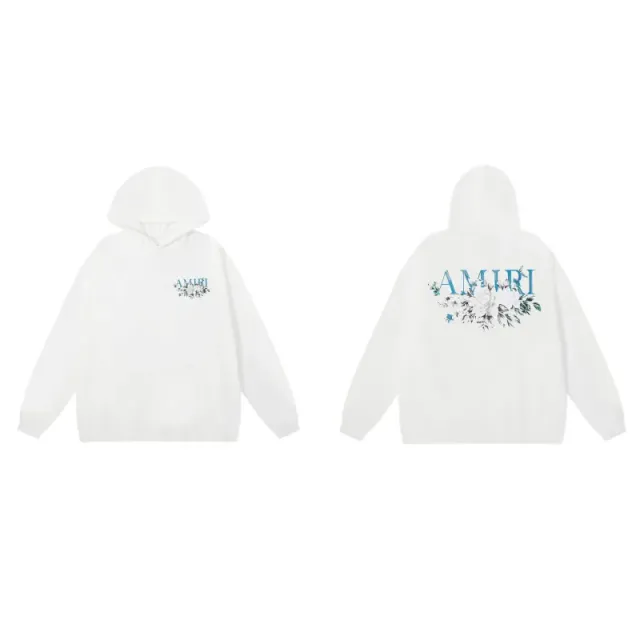 Amiri Hoodie Floral Logo