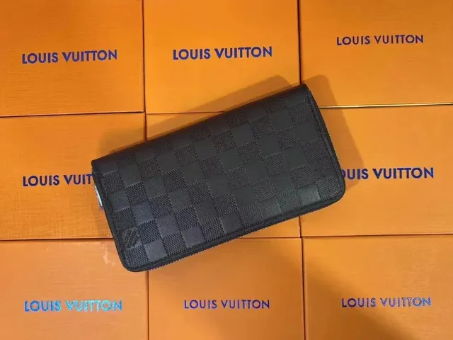 Louis Vuitton Zip Around Wallet Damier Graphite