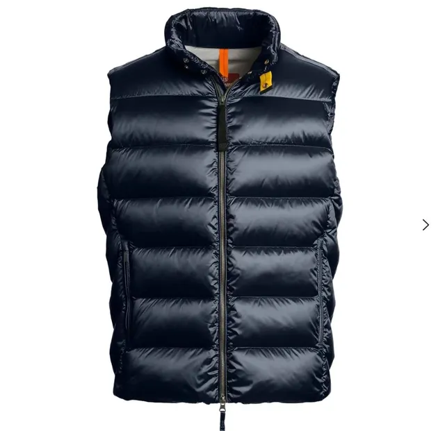 Navy blue down vest