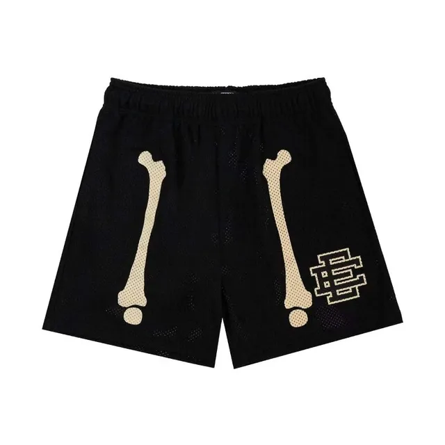 Eric Emanuel Mesh Shorts Bones Print