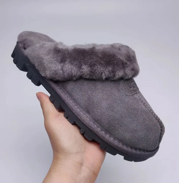 UGG Classic Mini Fluff Grey Suede
