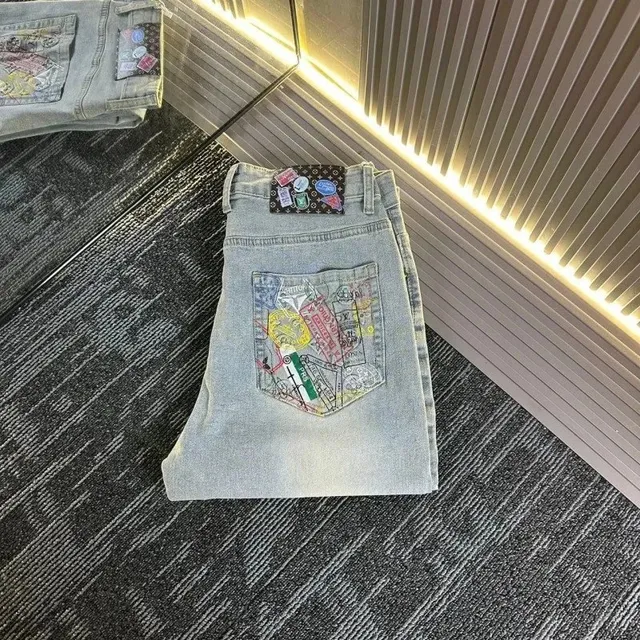 Louis Vuitton Jeans Patchwork Pocket