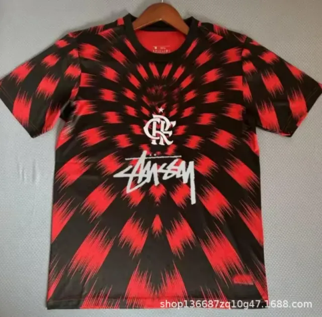 Stüssy Football Jersey Flamengo x Stussy