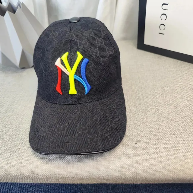 Gucci × MLB Baseball Cap NY Yankees Logo