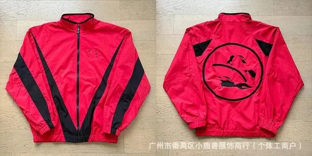 753红色风衣外套