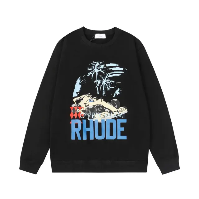 Rhude Graphic Sweatshirt GPrix Miami Print