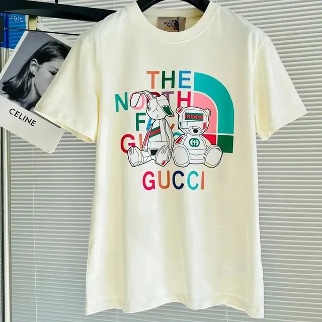 Graphic T-Shirt The North Face x Gucci Bear Print
