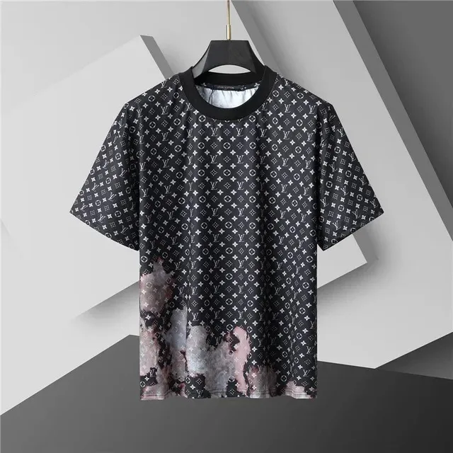 Louis Vuitton T-Shirt Monogram Print with Marble Dip-Dye