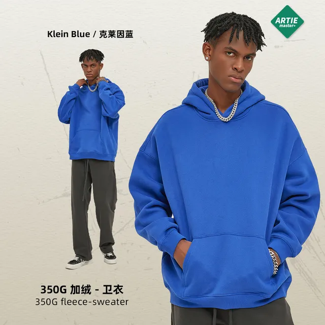Artie Master Fleece Sweater Klein Blue