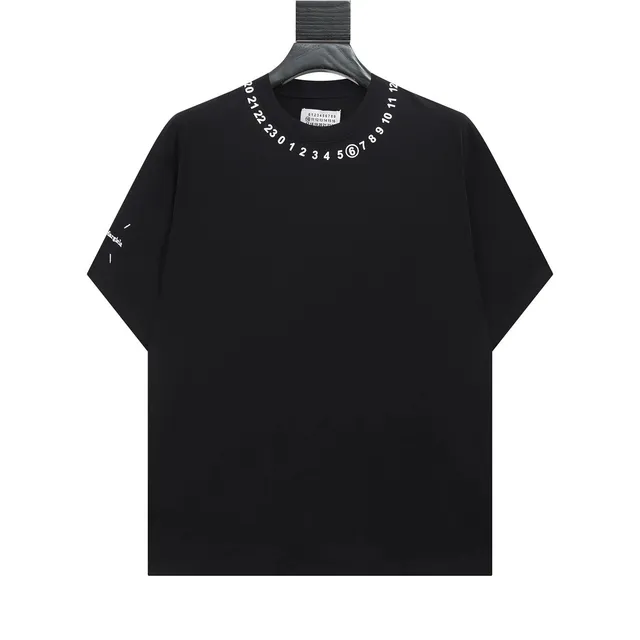 Maison Margiela Numbered Tee Numeric Collar Print