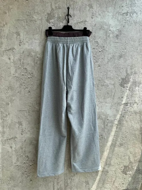 Balenciaga Wide-leg Sweatpants Heather Grey