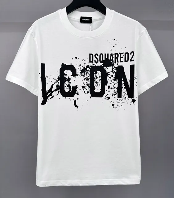 Dsquared2 Graphic T-Shirt Splatter Logo