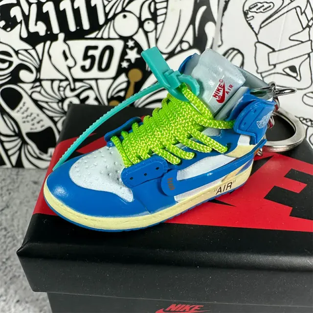 Nike Air Jordan 1 Off-White Blue