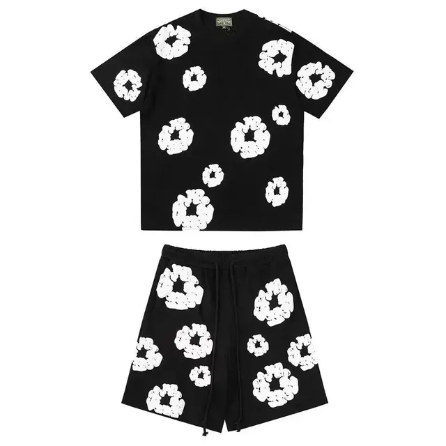Gallery Dept. Scrunchie Print Set Black with White Scrunchie Print