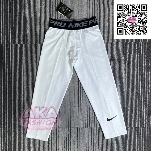 Nike Pro Compression Tights White