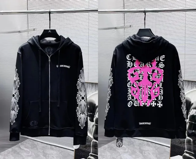 Chrome Hearts Zip-Up Hoodie