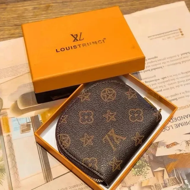 Louis Vuitton Zip Around Coin Purse Monogram Canvas