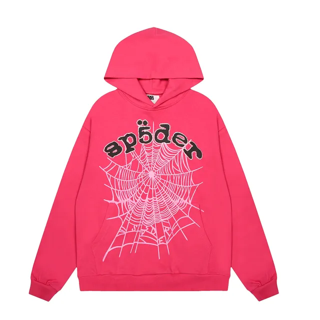 Sp5der Spider Hoodie Spiderweb Print