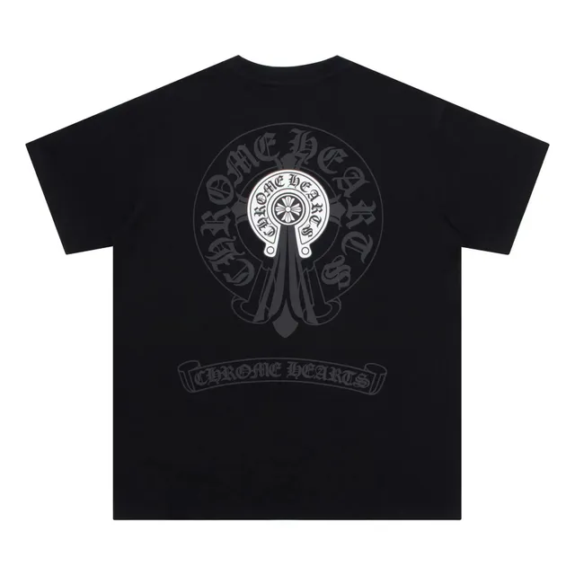 Chrome Hearts Graphic Tee Cross Logo Print