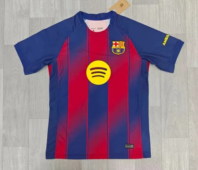 FC Barcelona Home Jersey Spotify Collaboration