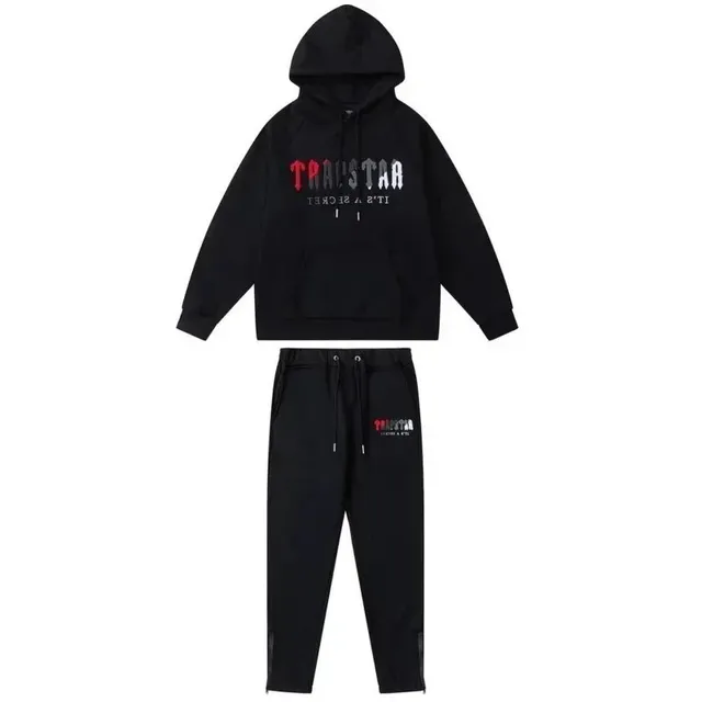 Corteiz Hoodie and Joggers Set TRAPSTAR Logo
