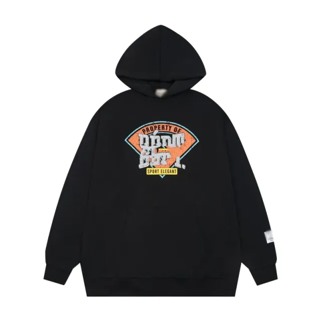 Hooded Sweatshirt Property of DDT Sport Elegant Graphic