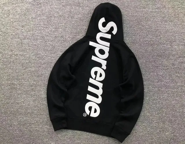 Supreme Box Logo Hoodie Black/White