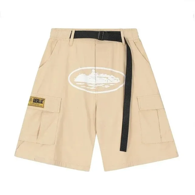 Corteiz Cargo Shorts Island Print