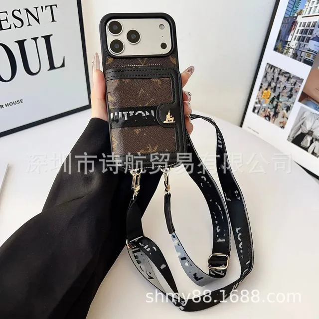 Louis Vuitton Phone Strap Case Monogram Canvas